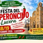 A Lucera la II Festa del Peperoncino: riflettori puntati sul Progetto Bene Comune per il centro storico